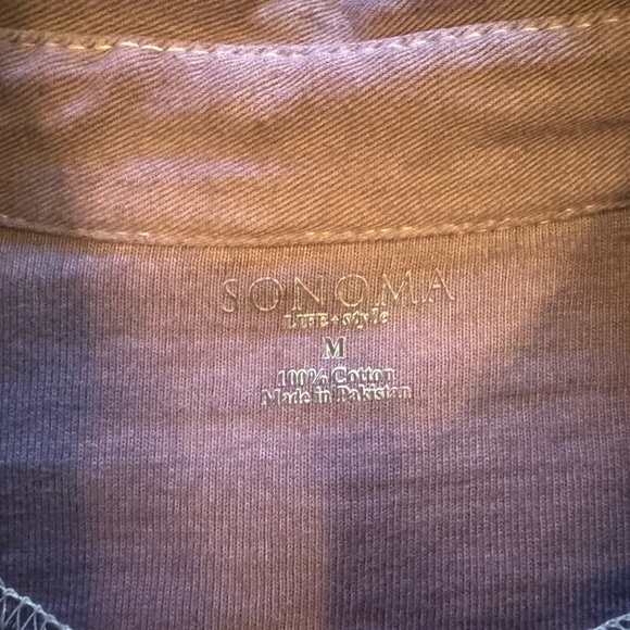 *3 for $9* Purple Striped Rugby Sweatshirt - Picture 10 of 12